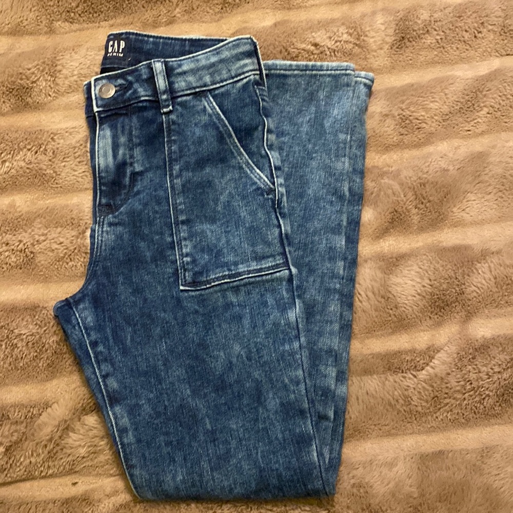 Girls stone washed jeans
